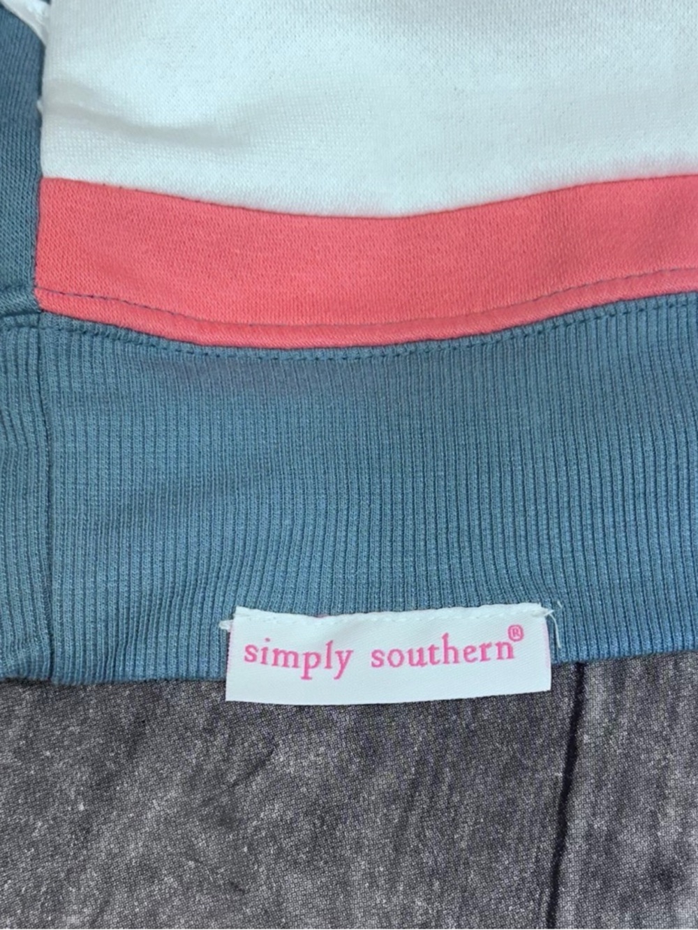 Simply Southern Patch USA Hoodie NWT [C39] - Picture 6 of 8